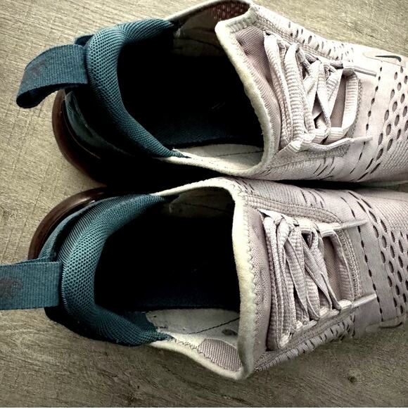 NIKE Air Max 270 Running Shoes Celestial Rose Teal Size 8.5 - Picture 5 of 6